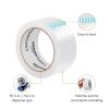 imageAmazon Basics ExtraWide Packing Tape Designed for Moving Storage and Packing Shipping and Mailing ExtraWide 283quotW Crystal Clear 6PackClear