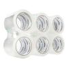 imageAmazon Basics ExtraWide Packing Tape Designed for Moving Storage and Packing Shipping and Mailing ExtraWide 283quotW Crystal Clear 6PackClear