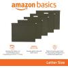 imageAmazon Basics Hanging File Folders Standard Green15Cut Tabs Letter Size 50 Count per boxStandard Green