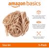 imageAmazon Basics Rubber Bands Size 19 312 x 116 Inch 1250 Bands1 lb Pack 3Pack TanSize 64 14