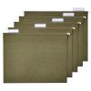 imageAmazon Basics Hanging File Folders Standard Green15Cut Tabs Letter Size 50 Count per boxStandard Green