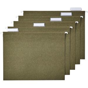 imageAmazon Basics Hanging File Folders Standard Green15Cut Tabs Letter Size 50 Count per boxStandard Green
