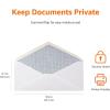 imageAmazon Basics 10 Security Tinted Business Gummed Envelopes Moisture Sealed 418 x 912 Inch Pack of 500 One Size WhiteWhite