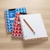 imageAmazon Basics College Ruled Wirebound Spiral Notebook 70 Sheet  5Pack Assorted Lattice Pattern ColorsAssorted Lattice Pattern