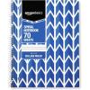 imageAmazon Basics College Ruled Wirebound Spiral Notebook 70 Sheet  5Pack Assorted Lattice Pattern ColorsAssorted Lattice Pattern