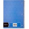 imageAmazon Basics College Ruled Wirebound Spiral Notebook 70 Sheet  5Pack Assorted Lattice Pattern ColorsAssorted Sunburst Pattern