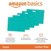 imageAmazon Basics Hanging File Folders Letter Size Aqua 25PackAqua