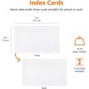 imageAmazon Basics Heavy Weight Ruled Lined Index Cards White 3x5 Inch Card 100CountWhite