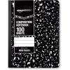 imageAmazon Basics Wide Ruled Composition Notebook 100 Sheet Assorted Solid Colors 4PackMarble Black