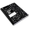 imageAmazon Basics Wide Ruled Composition Notebook 100 Sheet Assorted Solid Colors 4PackMarble Black