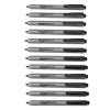 imageAmazon Basics Permanent Markers Retractable 12 Count Art Supplies for Home School and Office Use AssortedBlack