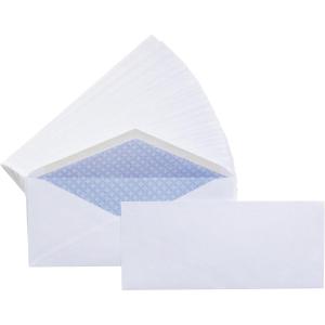 imageAmazon Basics 10 Security Tinted Business Gummed Envelopes Moisture Sealed 418 x 912 Inch Pack of 500 One Size WhiteWhite