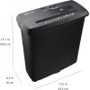 imageAmazon Basics 8Sheet Strip Cut Paper CD and Credit Card Shredder 34 gallons BlackShredder New Model