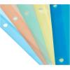 imageAmazon Basics Binder Organizer Poly Jacket 3 Hole Punch Assorted Colors Pack of 55Pack