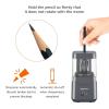 imageAmazon Basics Portable Electric Pencil Sharpener Helical Blade Auto Stop BatteryUSB Cord Operated Black 287 x 287 x 53 in