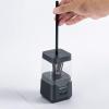 imageAmazon Basics Portable Electric Pencil Sharpener Helical Blade Auto Stop BatteryUSB Cord Operated Black 287 x 287 x 53 in