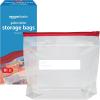 imageAmazon Basics Slider Gallon Food Storage Bags Stand ampamp Fill 90 CountGallon 90 Count