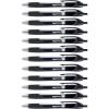 imageAmazon Basics Retractable Gel Ink Pens Fine Point Smooth Writing Black 12PackBlack