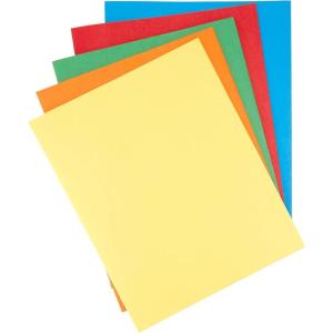 imageAmazon Basics Twin Pocket File Folders with Fasteners 25Pack Letter AssortedAssorted