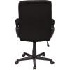 imageAmazonBasics Classic Office Desk Computer Chair  Adjustable Swiveling UltraSoft Microfiber  Light Gray Lumbar SupportBlack