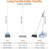 imageAmazon Basics Dustpan Broom Set Blue and White