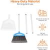 imageAmazon Basics Dustpan Broom Set Blue and White