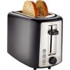 imageAmazon Basics 4 Slice Toaster With 7 Browning Settings Extra Wide Slots For Bagels and Special Breads Removable EasytoClean Crumb Trays CancelDefrostBagel Buttons 1500W Black ampamp Silver2 Slice