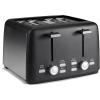 imageAmazon Basics 4 Slice Toaster With 7 Browning Settings Extra Wide Slots For Bagels and Special Breads Removable EasytoClean Crumb Trays CancelDefrostBagel Buttons 1500W Black ampamp Silver4 Slice