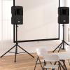 imageAmazon Basics Adjustable Speaker Stand for Speakers up to 992 lbs 41 to 66foot Steel Black41 to 66Foot
