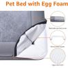imageAmazon Basics Foam Living Room Couch Dog Pet Bed with Removable Cover Grey 44quot x 35quot30 x 20
