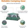imageAmazon Basics Instant Camping Tent with Rainfly WeatherResistant Quick Setup10Person
