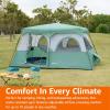 imageAmazon Basics Instant Camping Tent with Rainfly WeatherResistant Quick Setup10Person