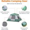 imageAmazon Basics Instant Camping Tent with Rainfly WeatherResistant Quick Setup6Person