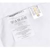 imageAmazon Basics Microfiber Duvet Cover Set  3 pieces King Bright White StripedBright White Striped