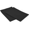 imageAmazon Basics Standard Pillow Cases Set of 2  Lightweight Super Soft Easy Care Microfiber Navy Blue 30quot L x 20quot W Pillows Not IncludedBlack