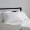 imageAmazon Basics Standard Pillow Cases Set of 2  Lightweight Super Soft Easy Care Microfiber Navy Blue 30quot L x 20quot W Pillows Not IncludedBright White
