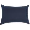 imageAmazon Basics Standard Pillow Cases Set of 2  Lightweight Super Soft Easy Care Microfiber Navy Blue 30quot L x 20quot W Pillows Not IncludedNavy Blue