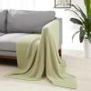 imageAmazon Basics Chunky Cable Knit Throw Blanket for Couch Sofa Bed Lightweight Soft Cozy Sage Green 50quotx 60quotSage Green
