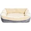 imageAmazon Basics 24Inch Machine Washable Self Warming Pet Bed For Cat or Dog Rectangle Grey 24quotL x 20quotW x 7quotH240L x 200W x 70Th