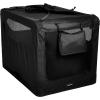 imageAmazon Basics Folding Portable Soft Pet Dog Crate Carrier Kennel 42 x 31 x 31 inches GreyBLACK