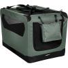 imageAmazon Basics Folding Portable Soft Pet Dog Crate Carrier Kennel 42 x 31 x 31 inches GreyGREY