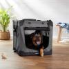 imageAmazon Basics Folding Portable Soft Pet Dog Crate Carrier Kennel 42 x 31 x 31 inches GreyGREY