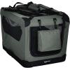 imageAmazon Basics Folding Portable Soft Pet Dog Crate Carrier Kennel 42 x 31 x 31 inches GreyGREY