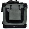 imageAmazon Basics Folding Portable Soft Pet Dog Crate Carrier Kennel 42 x 31 x 31 inches GreyGREY