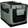 imageAmazon Basics Folding Portable Soft Pet Dog Crate Carrier Kennel 42 x 31 x 31 inches GreyGREY