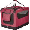 imageAmazon Basics Folding Portable Soft Pet Dog Crate Carrier Kennel 42 x 31 x 31 inches GreyRED