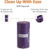 imageAmazon Basics Premium Lavender Scented Standard Dog Waste Bags 900 bags15 Count Pack of 60Premium Lavender