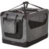 imageAmazon Basics Folding Portable Soft Pet Dog Crate Carrier Kennel 42 x 31 x 31 inches GreyGREY