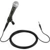 imageAmazon Basics Microphone for Singing Speaking Wired Dynamic XLR Cardioid BlackSilverMicrophone