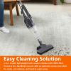 imageAmazon Basics 2in1 Stick Vacuum Cleaner for Home Convertible to Handheld Lightweight 39 LBS with Washable HEPA Filter 05L Dust Cup and Crevice Tools 197Ft Cord 300W BlackVacuum
